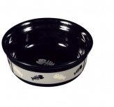 Керамическая миска "TRIXIE" с рисунком (кость)